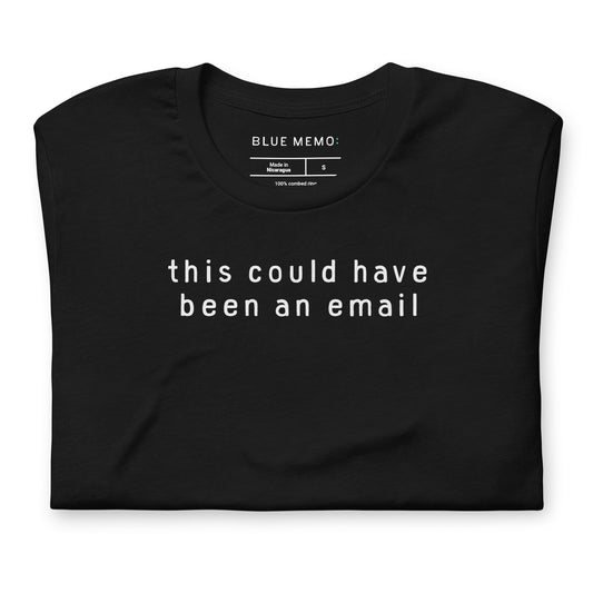 this could have been an email shirt flat lay