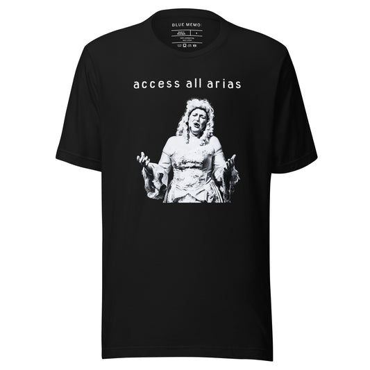 access all arias black t-shirt front view